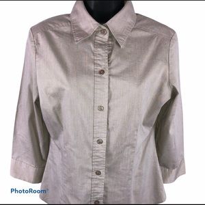 New York & Company Ladies Button Down Shirt